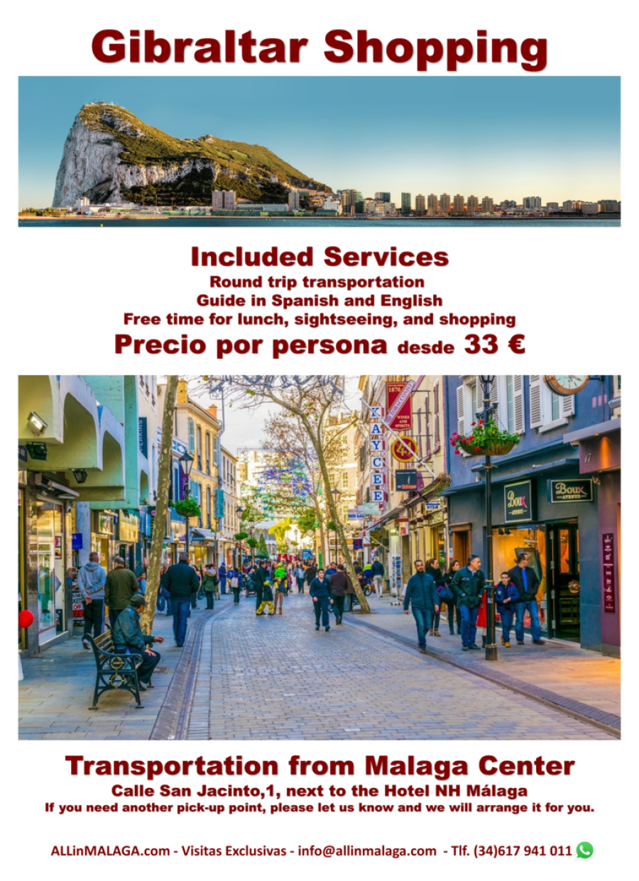 ALL in MÁLAGA Gibraltar Shopping